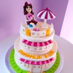 tort domek legofriends